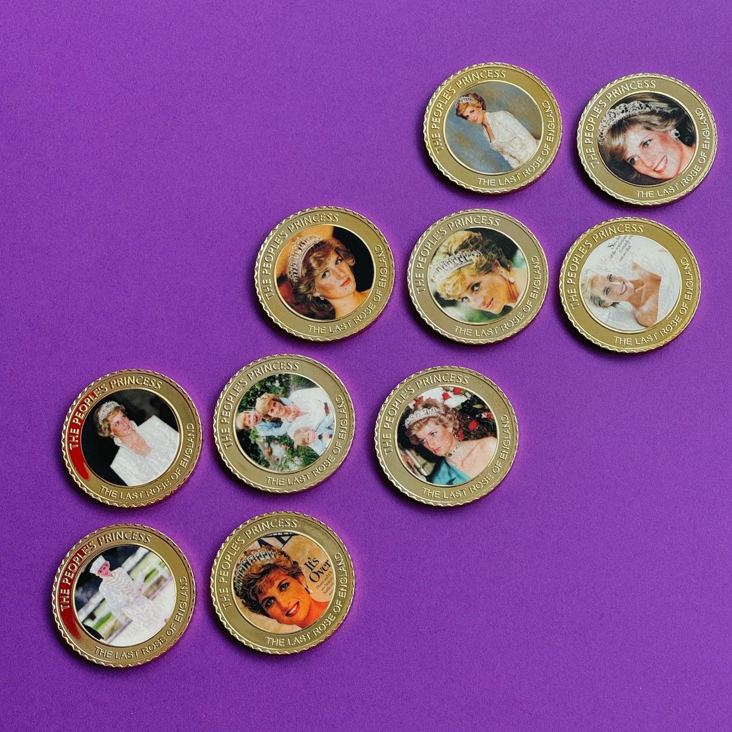 Diana Princess of Wales Gold Commemorative Coins