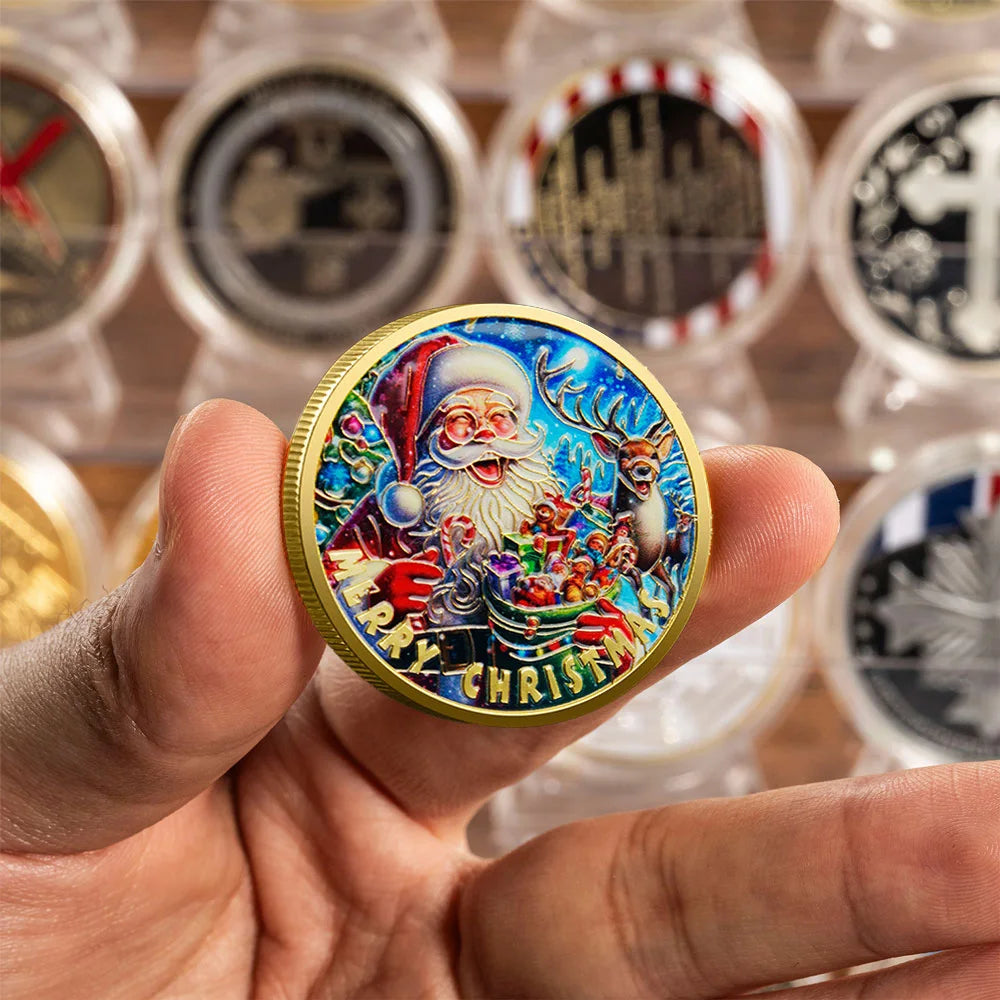 Merry Christmas Santa Claus Collectible Coin