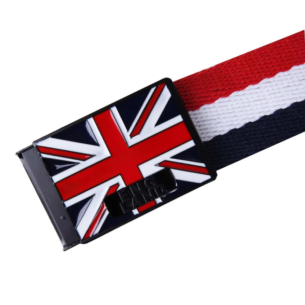 Union Jack Canvas Belt