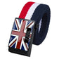 Union Jack Canvas Belt
