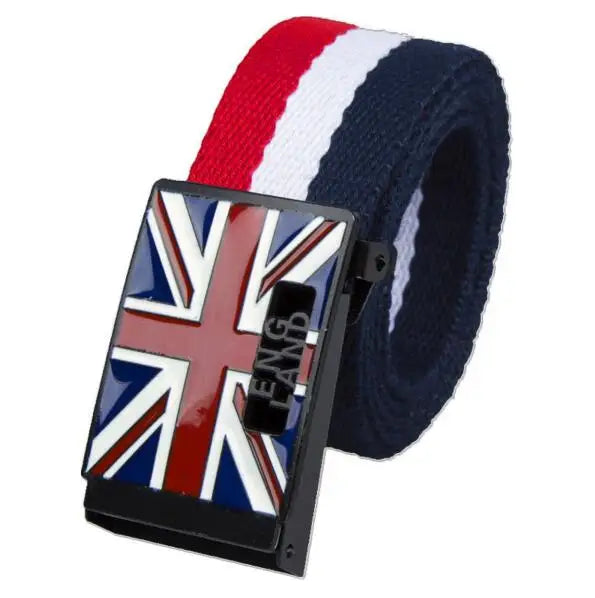 Union Jack Canvas Belt