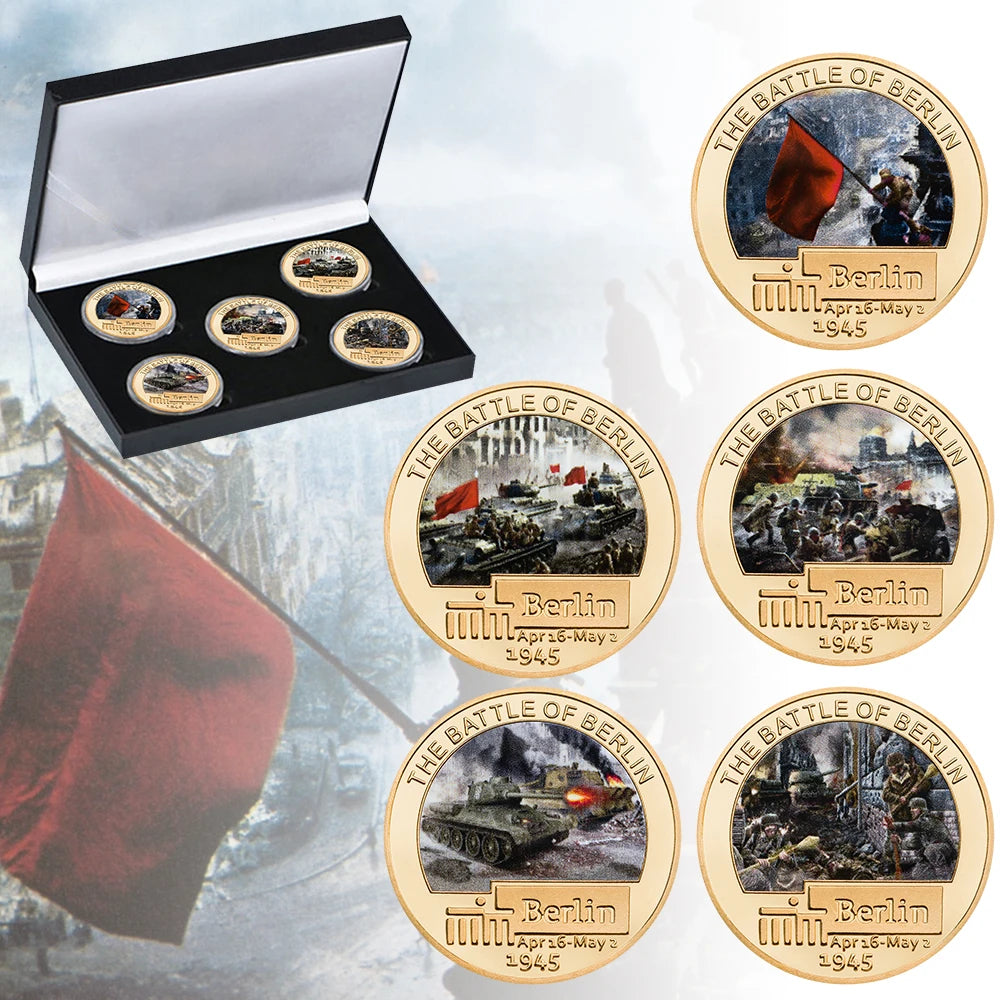 The Battle of Berlin Gold Commemorative Coin World War II