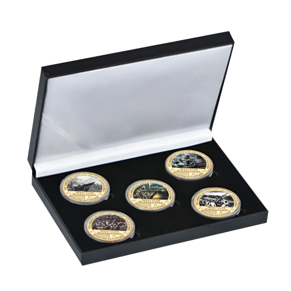 The American Campaign Against Japan in WWII Gold Commemorative Coins
