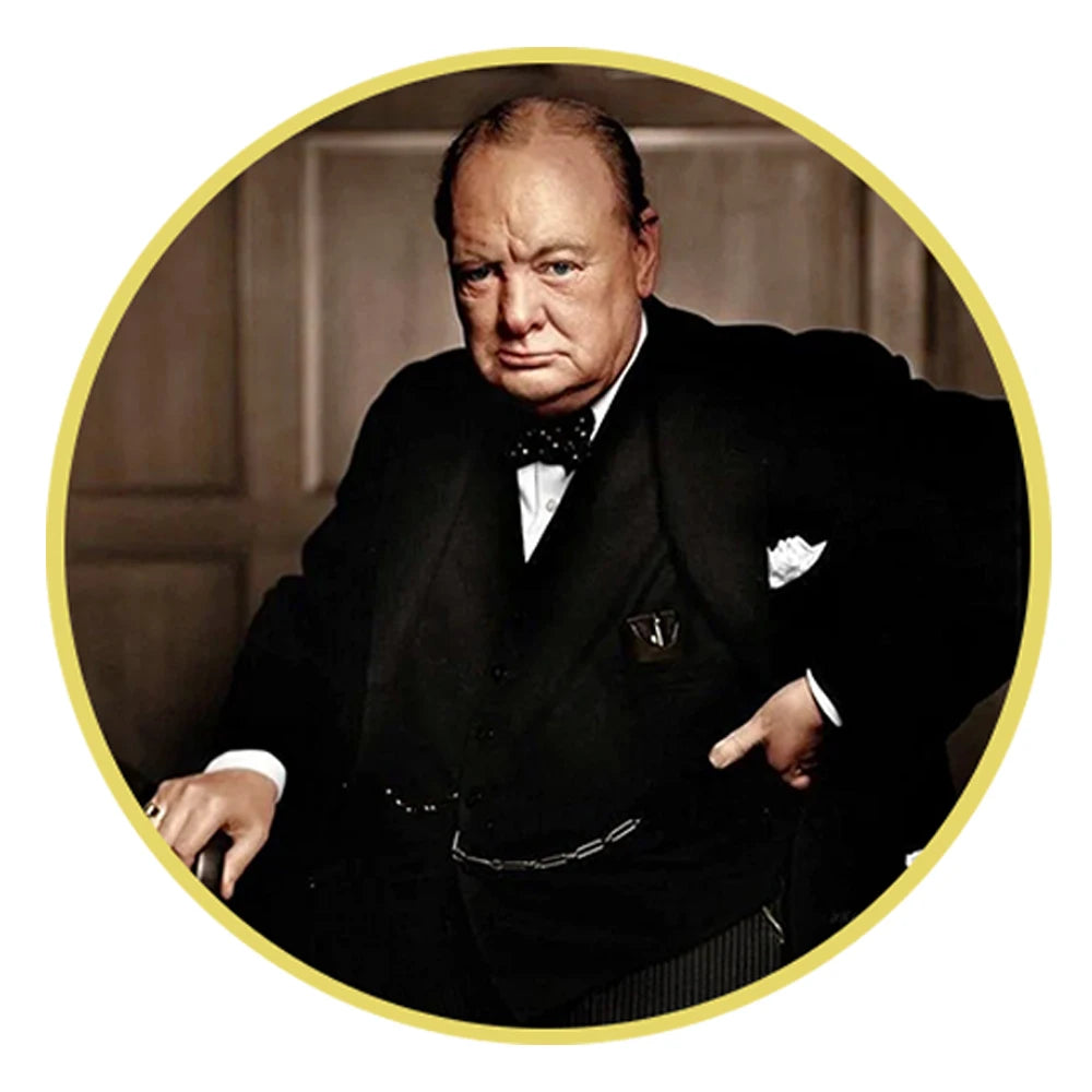 Britain’s Greatest Man Winston Churchill Commemorative Gold Coin – Collectable Keepsake