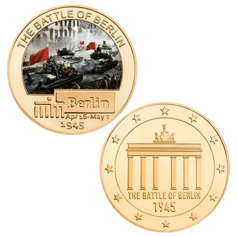 The Battle of Berlin Gold Commemorative Coin World War II