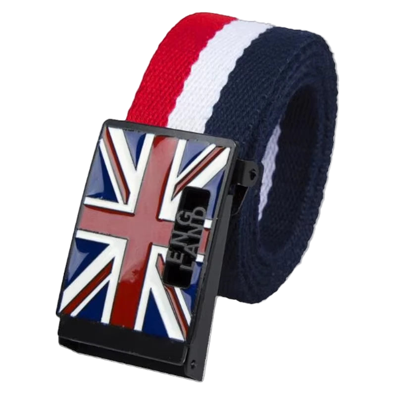 Union Jack Canvas Belt