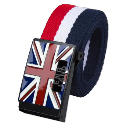Union Jack Canvas Belt