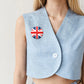 British Flag Badge 58mm – Union Jack Pin for Bags & Clothes