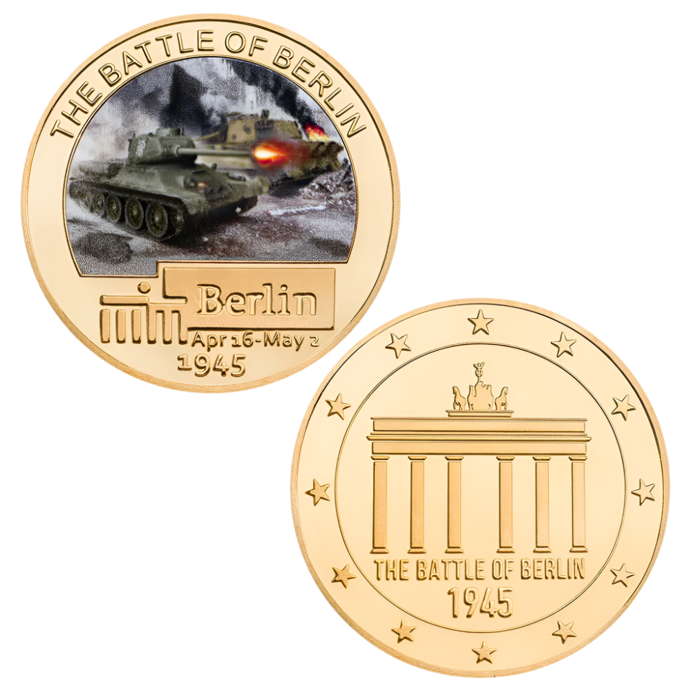 The Battle of Berlin Gold Commemorative Coin World War II
