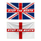 England St George Cross & British Flag