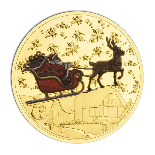 Merry Christmas Santa Claus Commemorative Coin