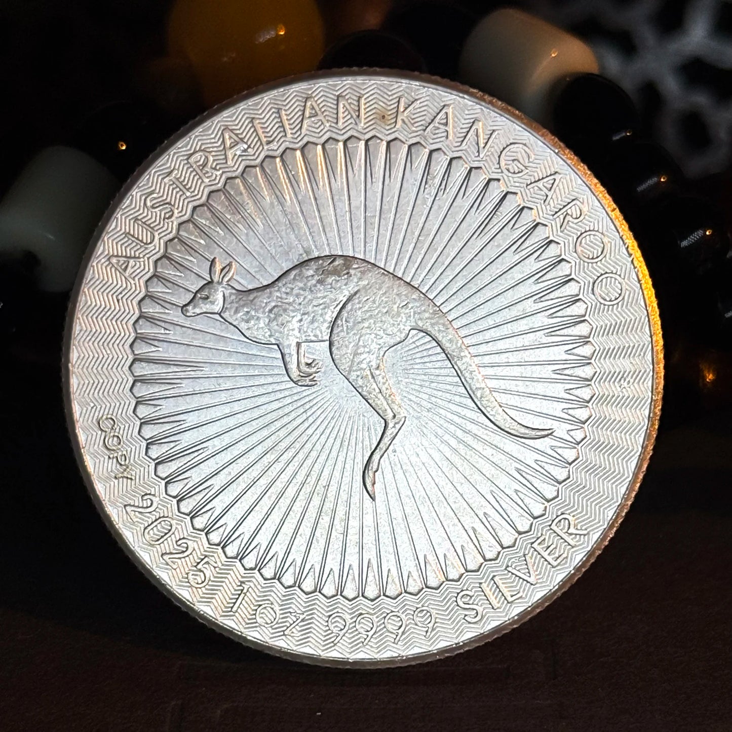 2025 Australian Charles III $1 coin with kangaroo design, crafted in gold/silver