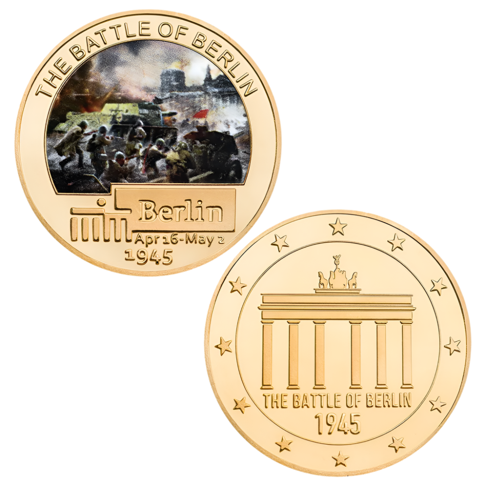 The Battle of Berlin Gold Commemorative Coin World War II