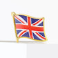 Exquisite British Flag Enamel Brooch