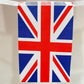 Union Jack Bunting – 20pcs 14×21cm British Flags on Hanging String, Party Decorations