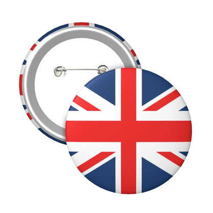 British Flag Badge 58mm – Union Jack Pin for Bags & Clothes