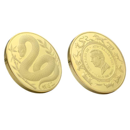 2025 King Charles III Australia Year of The Snake Gold & Silver Coins