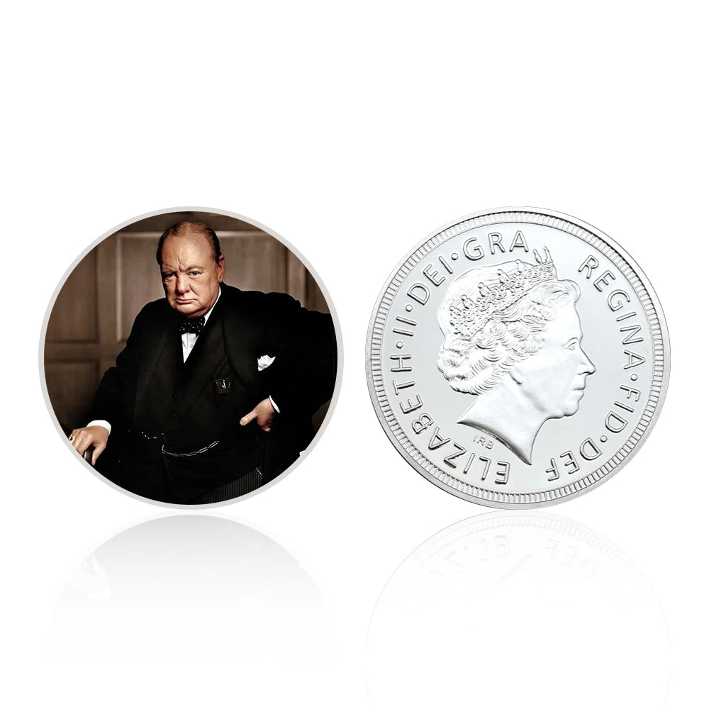 Britain’s Greatest Man Winston Churchill Commemorative Gold Coin – Collectable Keepsake