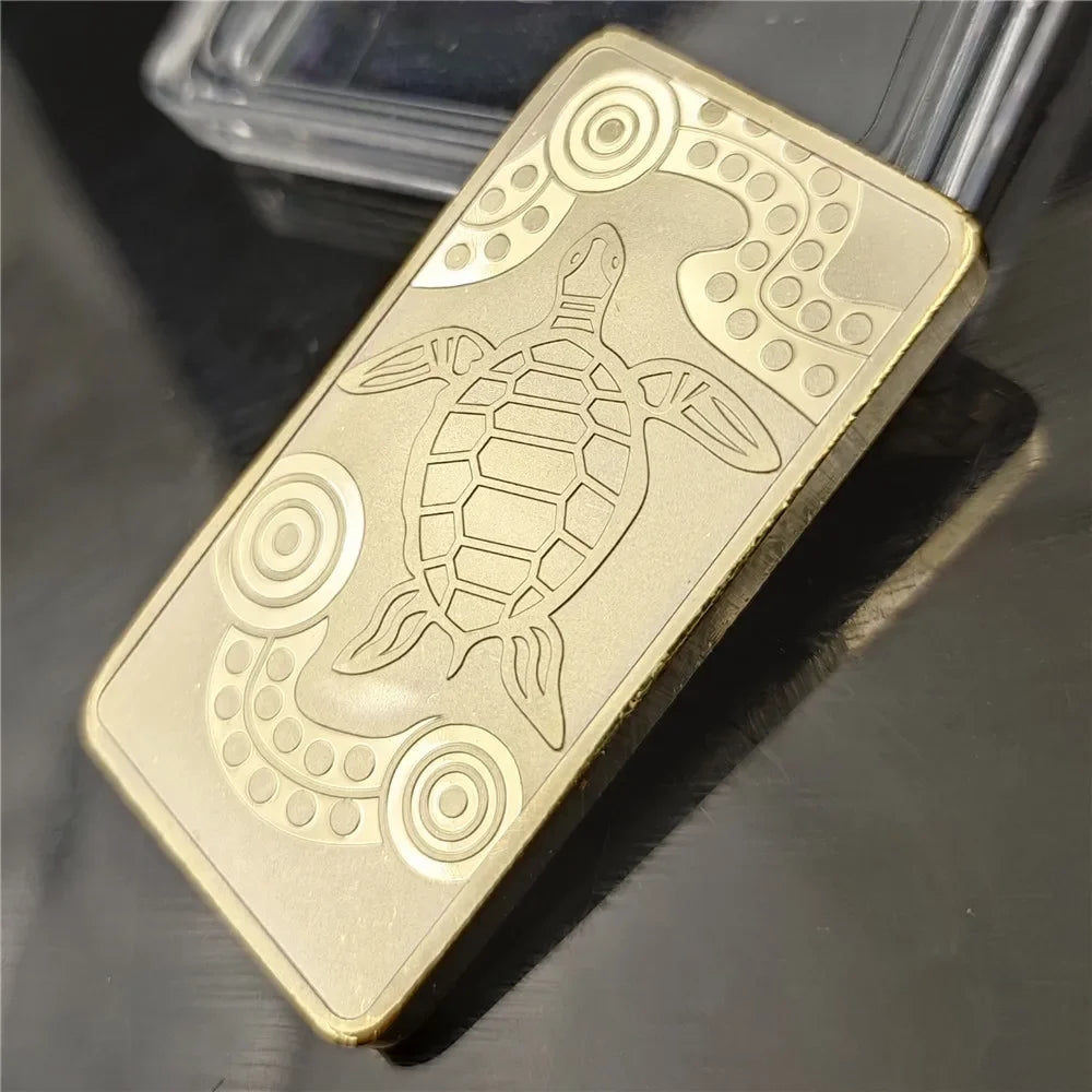 Elizabeth II AU Turtle Gold-Plated Bar