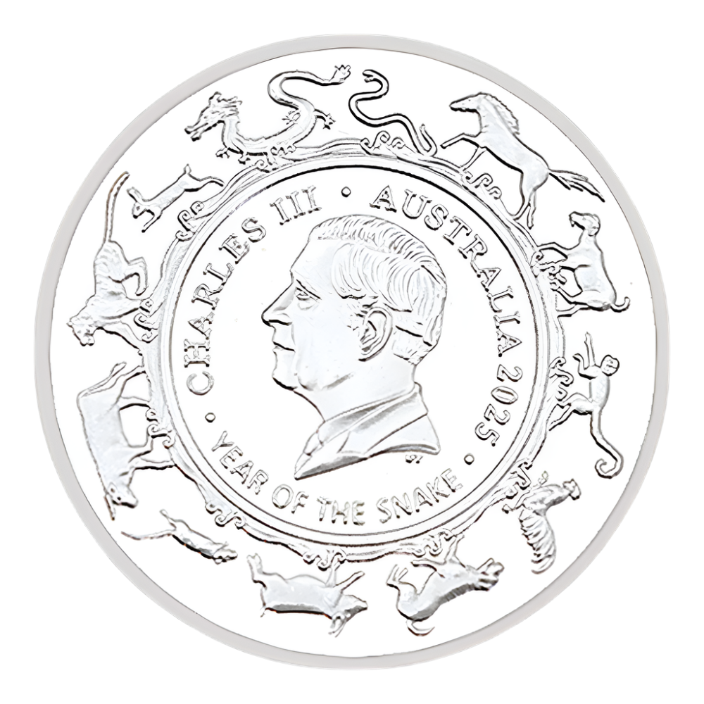 2025 King Charles III Australia Year of The Snake Gold & Silver Coins