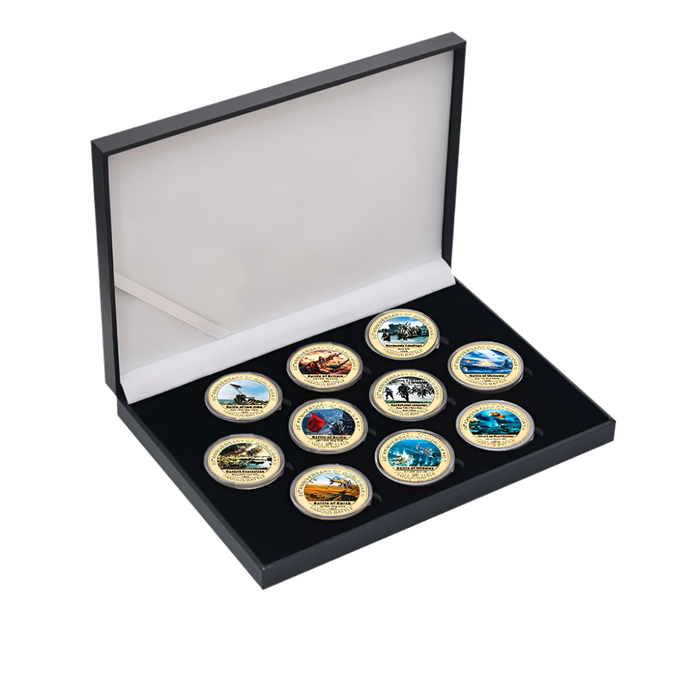 80th Anniversary of World War II Gold Commemorative Coins