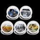 Winston Churchill & Battle of Midway Challenge Coins – 5-Piece Commemorative Collection