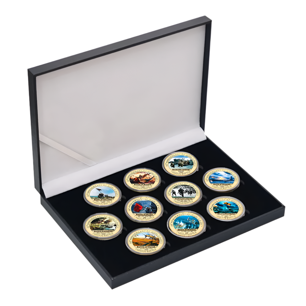 80th Anniversary of World War II Gold Commemorative Coins