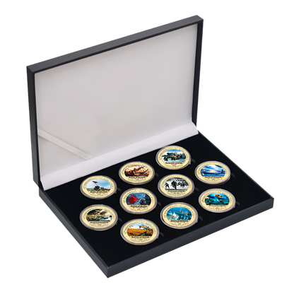 80th Anniversary of World War II Gold Commemorative Coins