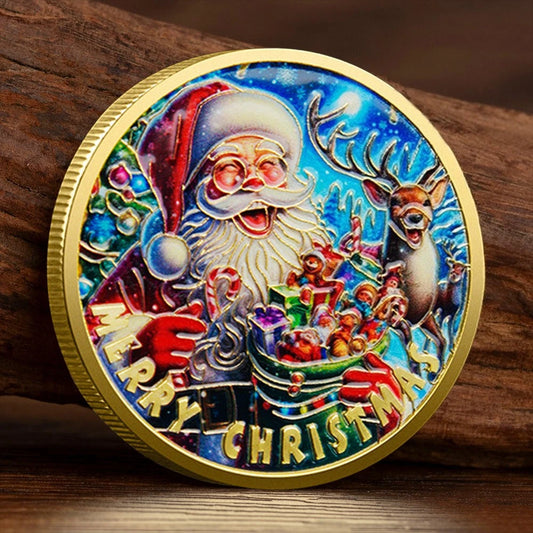 Merry Christmas Santa Claus Collectible Coin