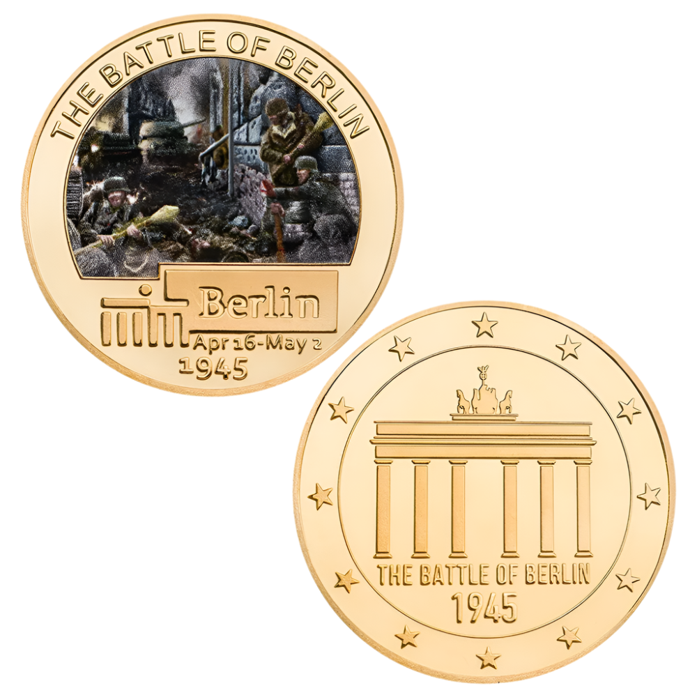 The Battle of Berlin Gold Commemorative Coin World War II
