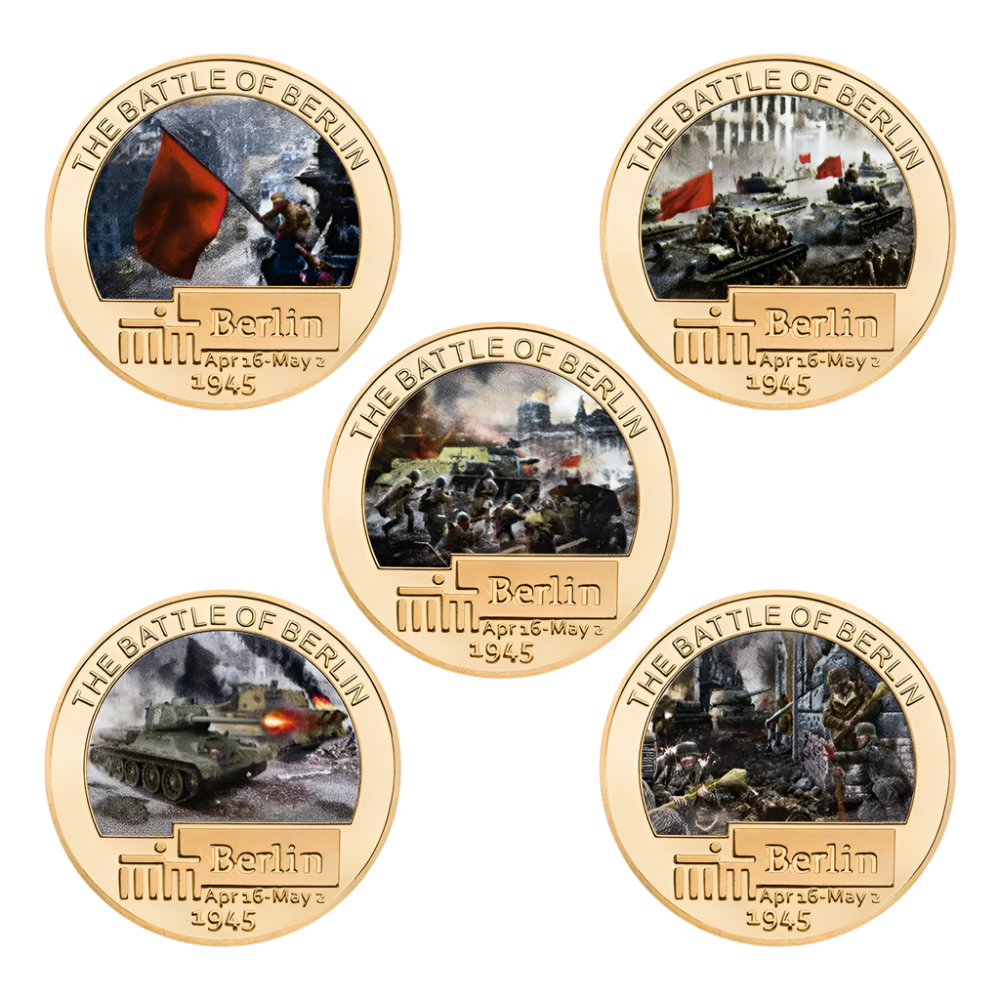 The Battle of Berlin Gold Commemorative Coin World War II