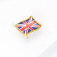 Exquisite British Flag Enamel Brooch