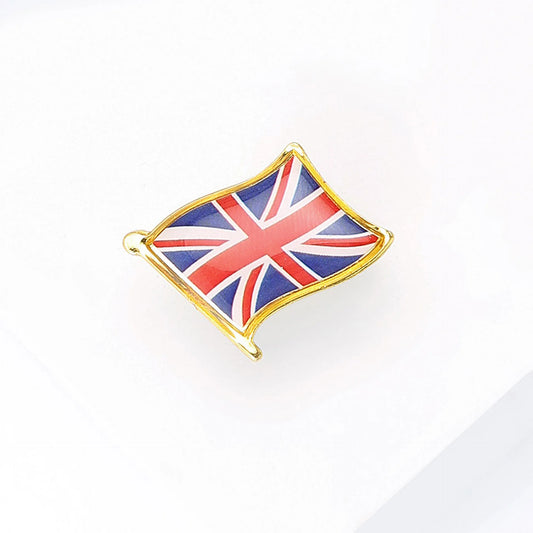 Exquisite British Flag Enamel Brooch